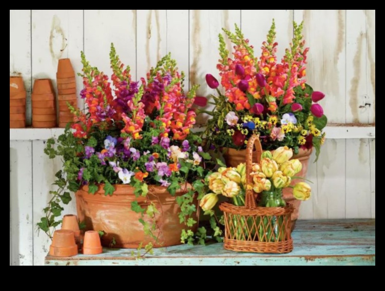 أناقة الأزهار: حاوية البستنة لكل منزل