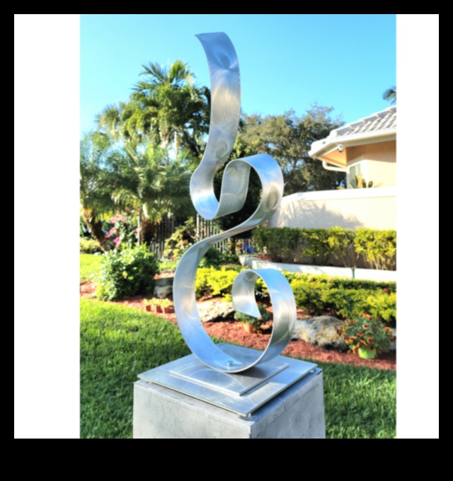 الصفاء المنحوت: لهجات أنيقة لحديقة أنيقة