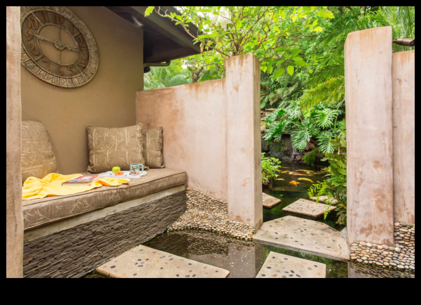 الصفاء المنحوت: لهجات أنيقة لحديقة أنيقة