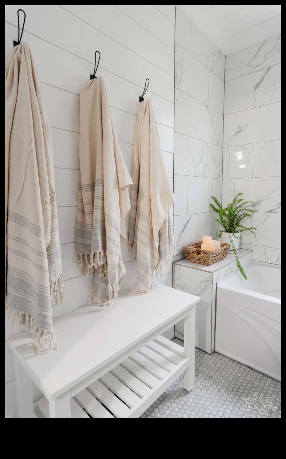 ديكور الحمام الساحلي لملاذ مريح