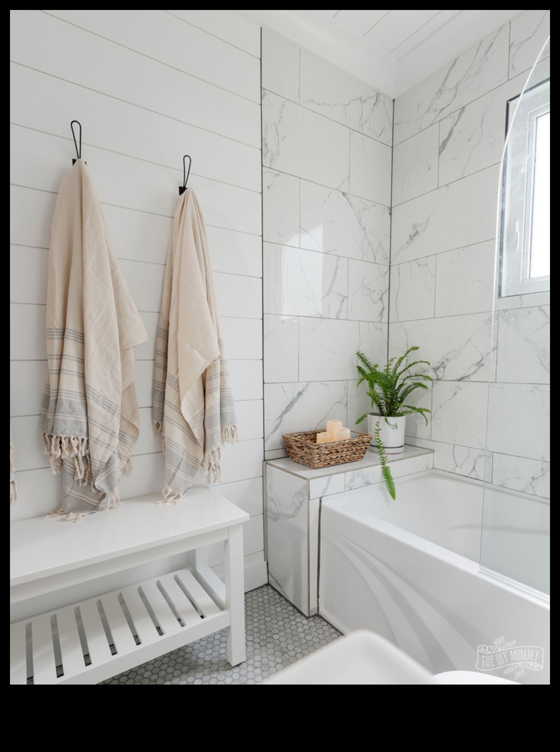 ديكور الحمام الساحلي لملاذ مريح