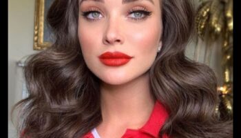 شفاه حمراء كلاسيكية: أناقة خالدة في أنماط مكياج براقة