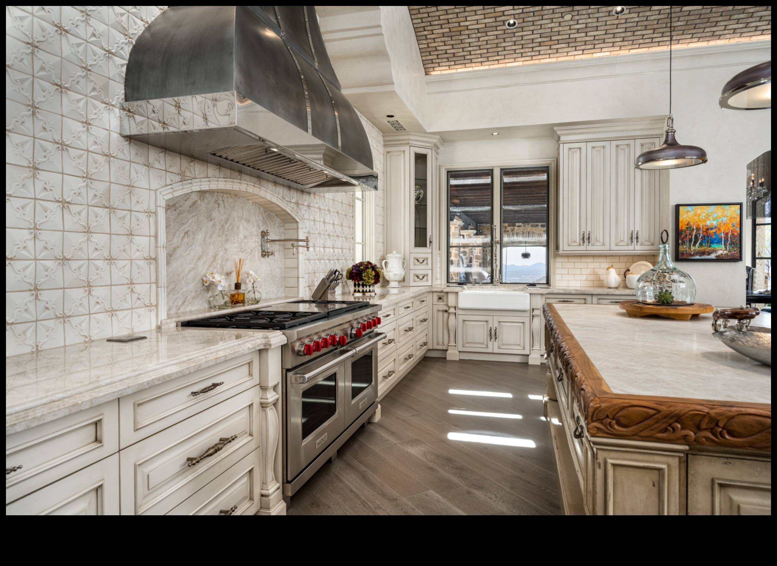 طرق أنيقة لاستخدام الرخام في ديكور المطبخ