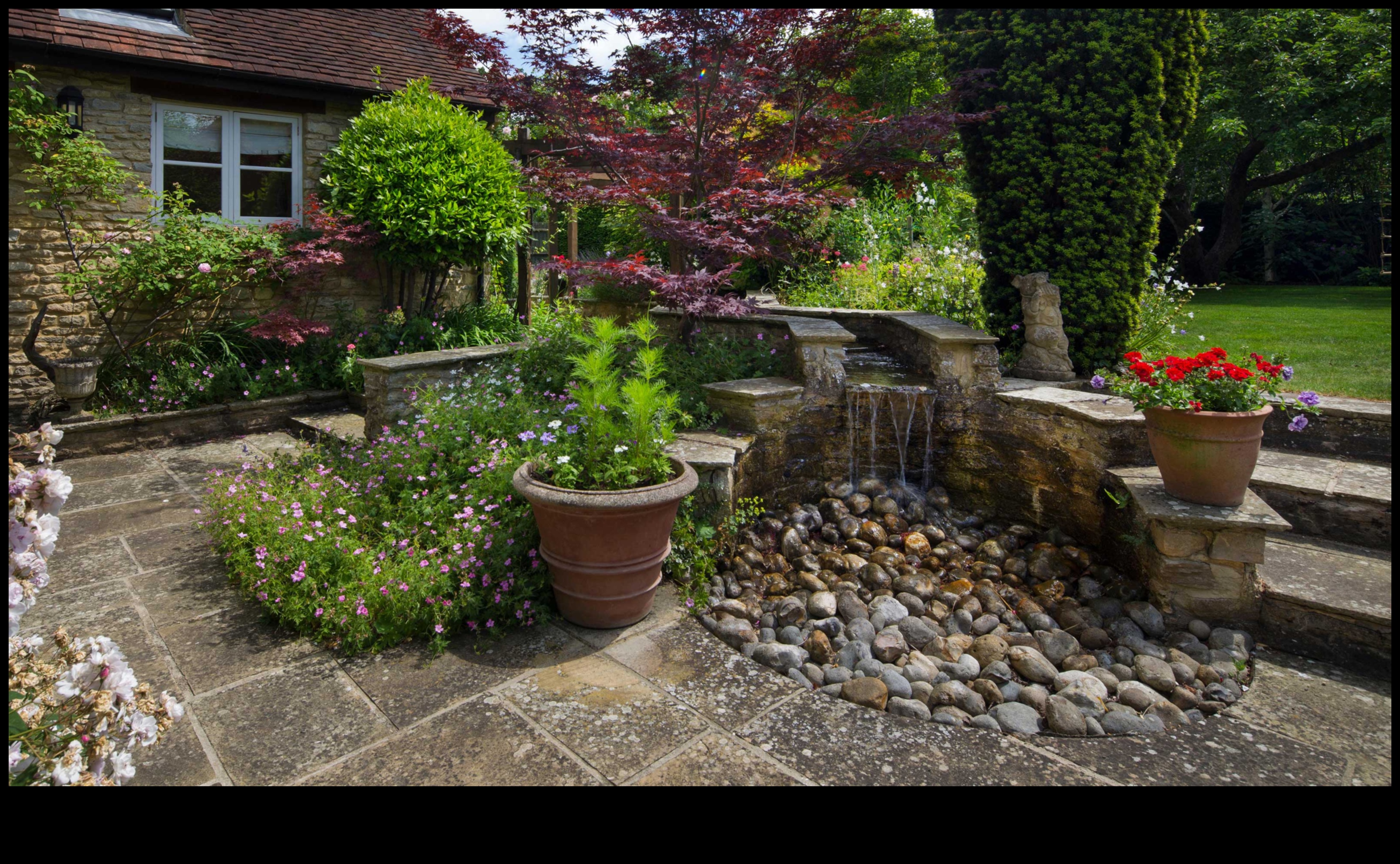 الصفاء المنحوت: لهجات أنيقة لحديقة أنيقة